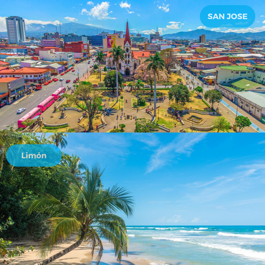 Private Transfer Service – San José ⇄ Limon || The base rate applies for 1–5 passengers