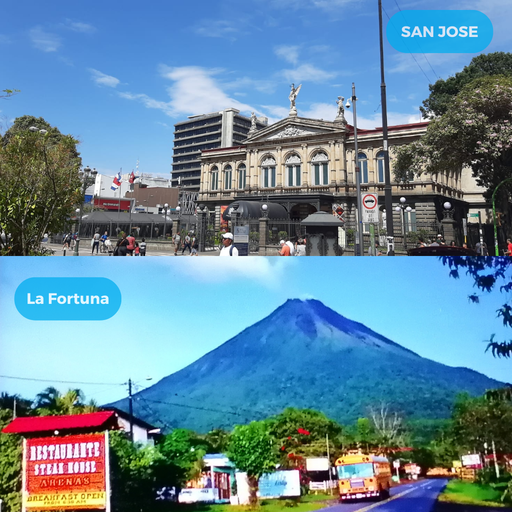 Private Transfer Service – San José ⇄ La Fortuna || The base rate applies for 1–5 passengers