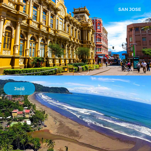 Private Transfer Service – San José ⇄ JACÓ  || The base rate applies for 1–5 passengers